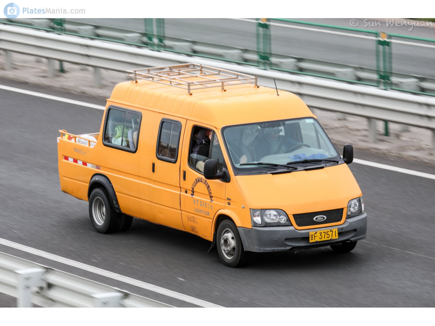 甘F·37571, Ford Transit 2nd gen Van (CN-market), facelift, 2006–2017