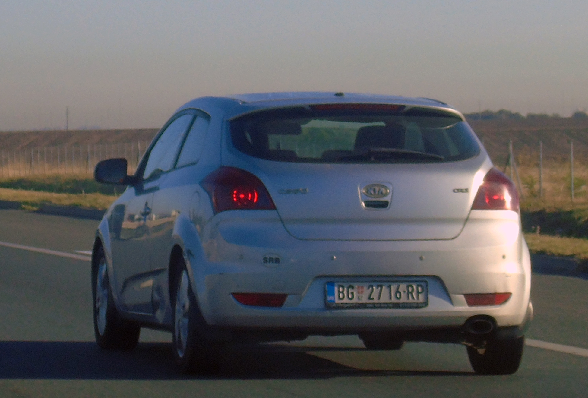 BG 2716-RP, Kia Ceed 1st gen pro_cee'd 3-door Hatch (ED), facelift, 2011­–2012