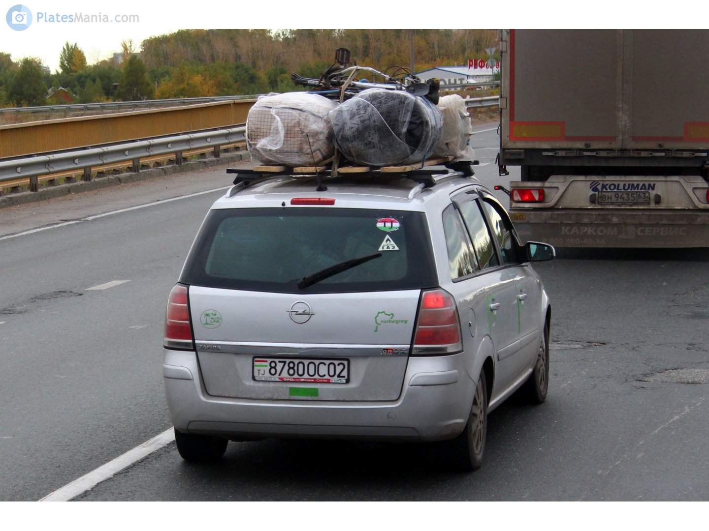 8780OC02, Opel Zafira 2nd gen (Family) (B; A05), 2005–2014