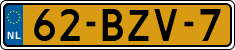 License plate of the Netherlands, Heavy Commercial Vehicles (1994 system)