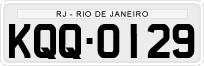 License plate of Brazil, Private owners (1990)