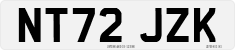 License plate of the United Kingdom, 2001 year system