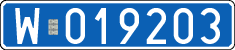 License plates of Poland, Diplomatic