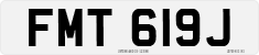 License plate of the United Kingdom, 1963 year system