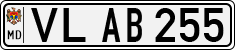 License plate of Moldova, Cars (1992)