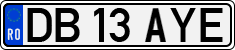 License plate of Romania, Regular plates