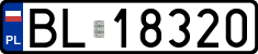 License plates of Poland, Regular car plates