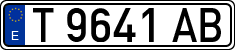 License plates of Spain, 1971 year series
