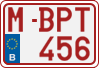 License plate of Belgium, Regular plates (2010)