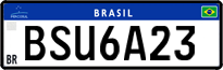 License plate of Brazil, Private owners (Mercosul)