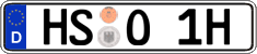 German license plate, Plates for oldtimers (type 