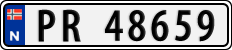 License plate of Norway, Cars