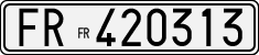 License plate of Italy, Cars (1927 year series)