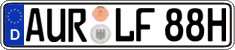 German license plate, Plates for oldtimers (type 
