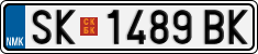 License plate of North Macedonia, Regular plates (2012)
