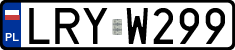 License plates of Poland, Regular car plates