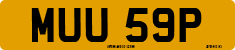 License plate of the United Kingdom, 1963 year system