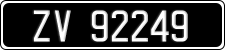 License plate of Ireland, Oldtimers