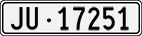 License plate of Switzerland, Cars