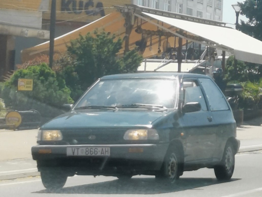 VT 866-AH, Kia Pride 1st gen 3-door Hatch (Y), 1987–2000