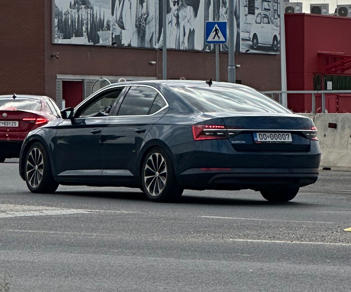 OO-000O7, Skoda Superb 3rd gen Liftback (B8/3V3), facelift, 2019–2023