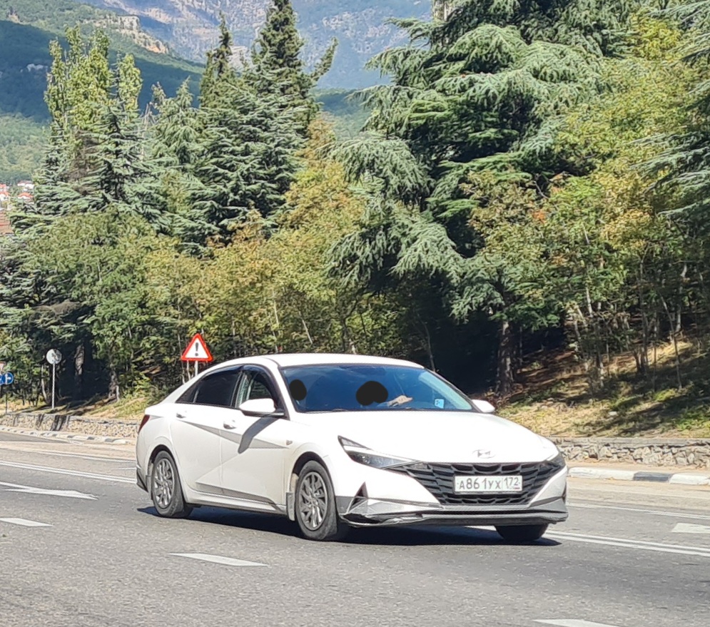 а 861 ух 172, Hyundai Elantra 7th gen (CN7), 2020–2023