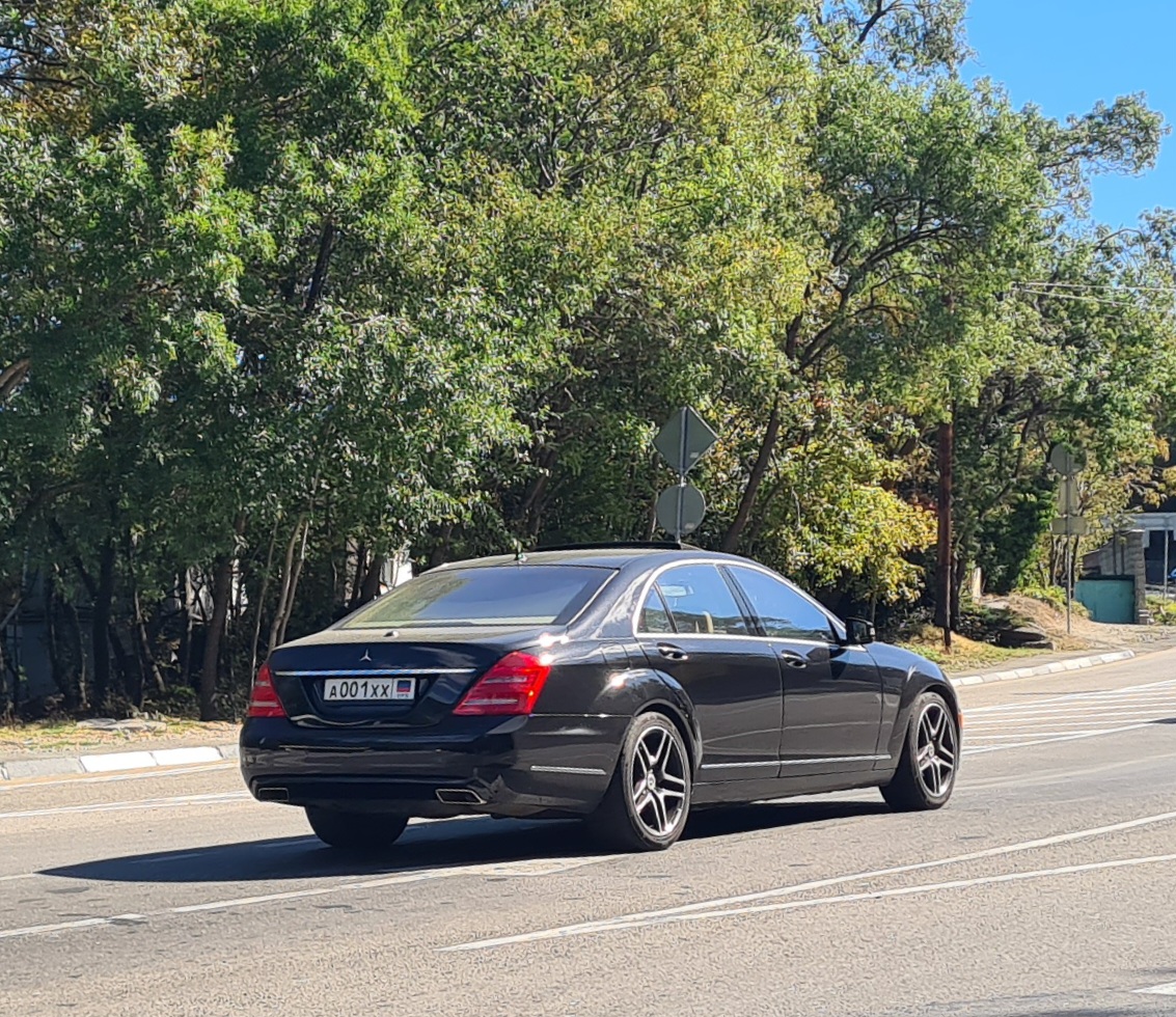 а 001 хх, Mercedes-Benz S-Klasse 7th gen (W221/V221), 2005–2013