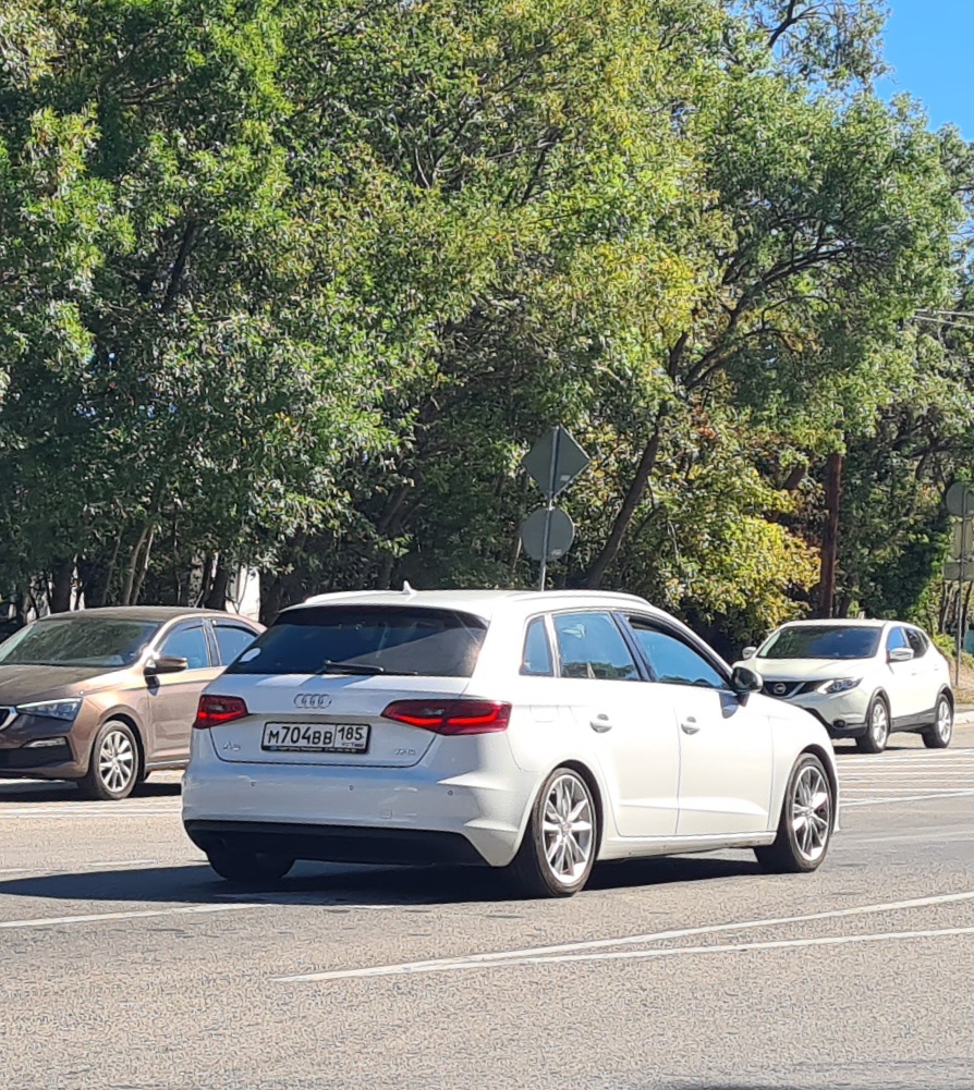 м 704 вв 185, Audi A3 3rd gen Sportback (8VA/8VF), 2013–2016