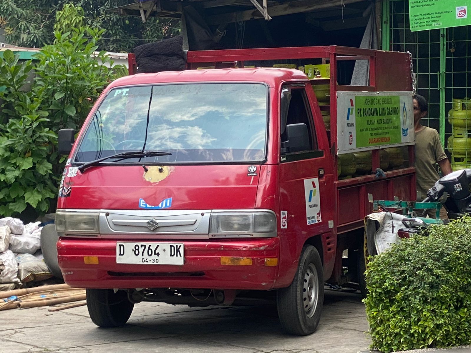 D 8764 DK, Suzuki Carry 8th gen (Futura) (Super Carry) Truck, 1st facelift, 1991–
