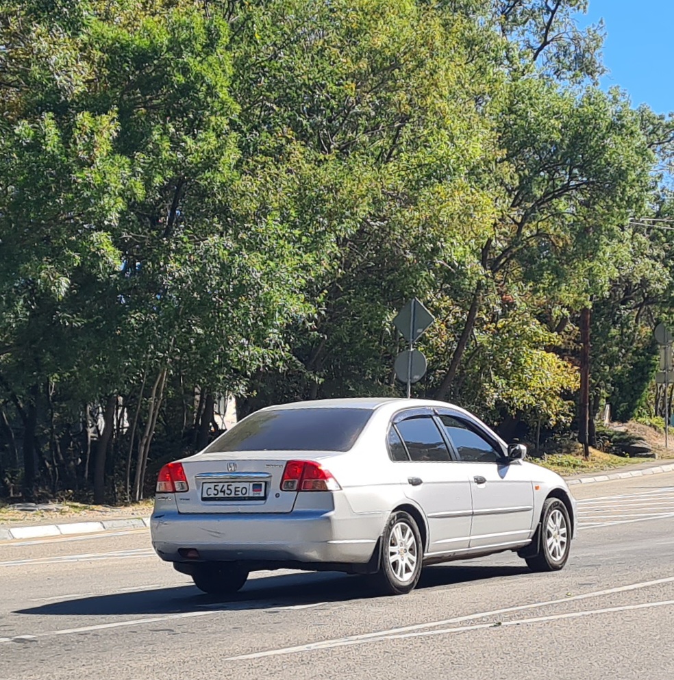 с 545 ео, Honda Civic 7th gen (Ferio) Sedan (ES), 2000–2005