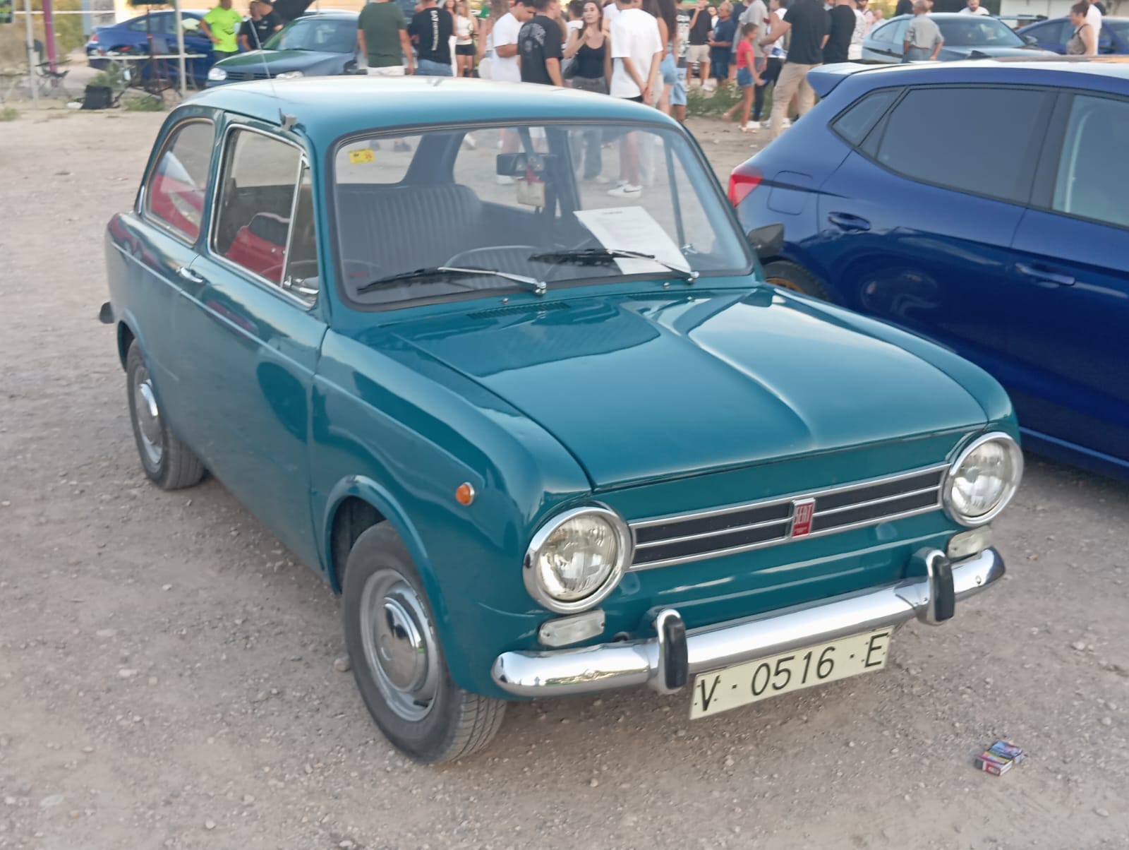 V 0516 E, SEAT 850 Berlina, 2 door (EA/ED), 1966-1974
