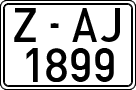 License plates of Spain, 1971 year series