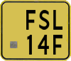 License plate of the Netherlands, Mopeds
