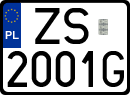 License plates of Poland, Regular car plates