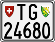 License plate of Switzerland, Motorcycles