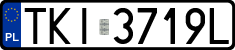 License plates of Poland, Regular car plates