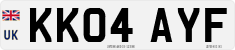License plate of the United Kingdom, 2001 year system