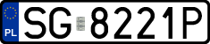 License plates of Poland, Regular car plates