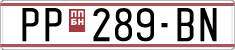 License plate of North Macedonia, Regular plates (1993)