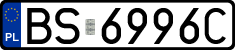 License plates of Poland, Regular car plates