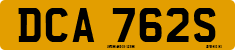 License plate of the United Kingdom, 1963 year system
