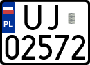 License plates of Poland, Military
