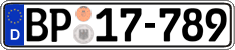German license plate, Authorities and federal agencies