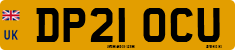 License plate of the United Kingdom, 2001 year system