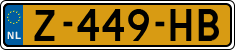 License plate of the Netherlands, Cars