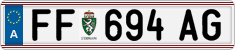 License plate of Austria, Regular plates