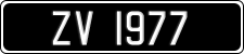 License plate of Ireland, Oldtimers