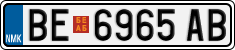 License plate of North Macedonia, Regular plates (2012)