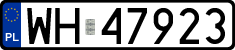 License plates of Poland, Regular car plates