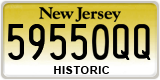 New Jersey, Historic (QQ12345 / 12345QQ)